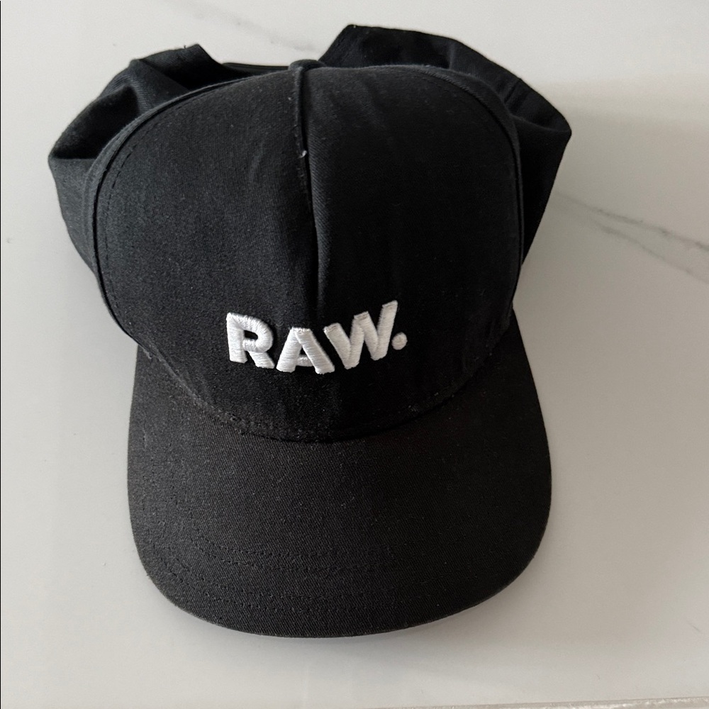G-Star Black Cap with RAW Detailing